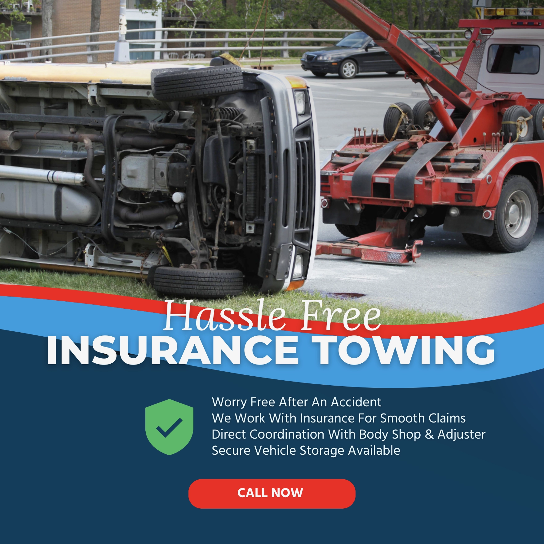 Dark Blue And Gold Modern Car Towing Service Instagram Post 10