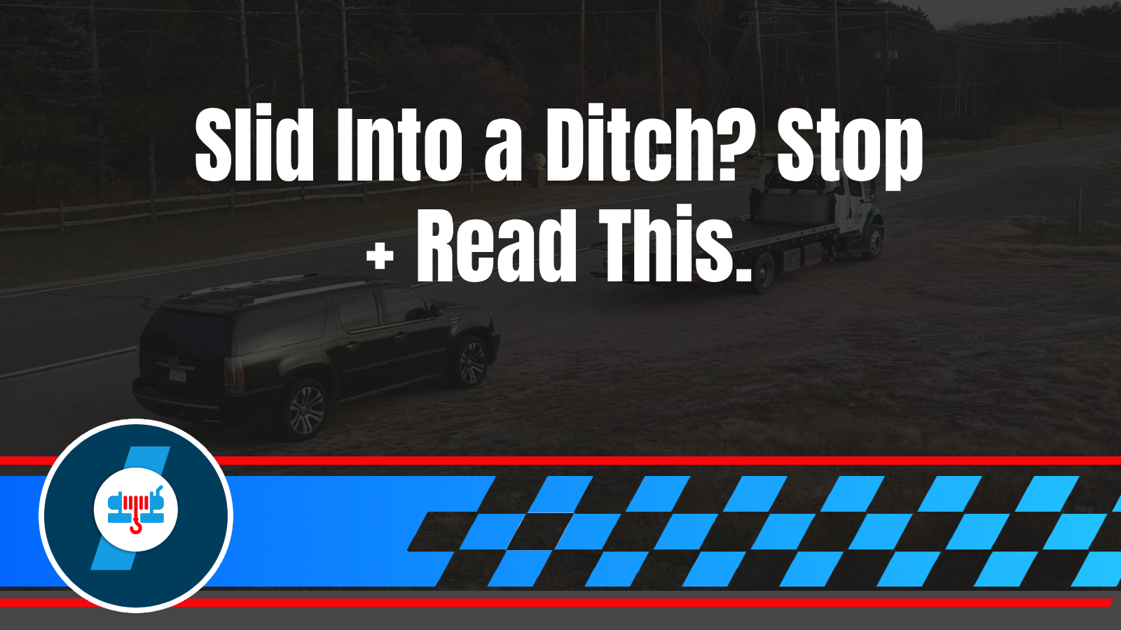 Slid Into a Ditch? What to Expect From Recovery Services