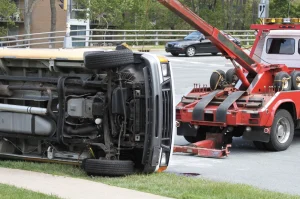 wrekcer tow truck car accident recovery service